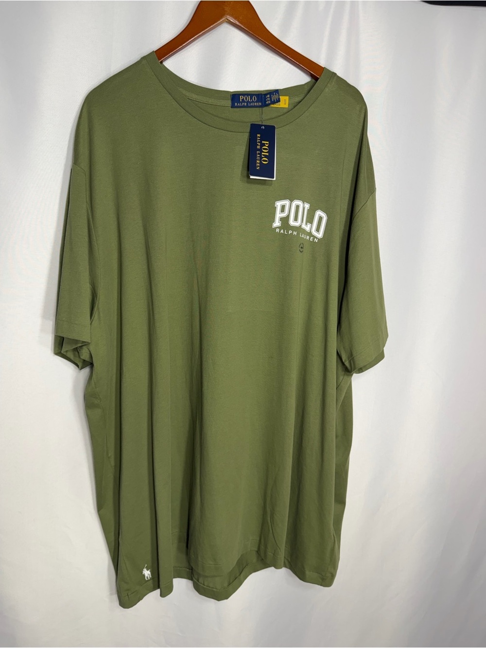 Ralph Lauren POLO Olive Green Short Sleeve Logo Tee size 4x
